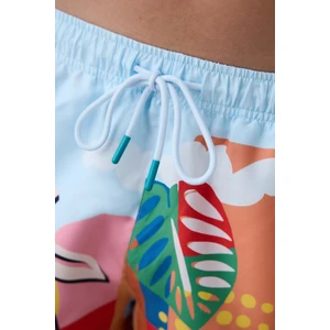 Renkli Erkek Şort Mayo