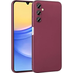 Galaxy A15 Kılıf Ata Premier Silikon Kapak-Mürdüm