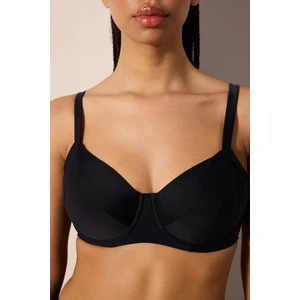 Plus Balen Siyah Bikini Üstü