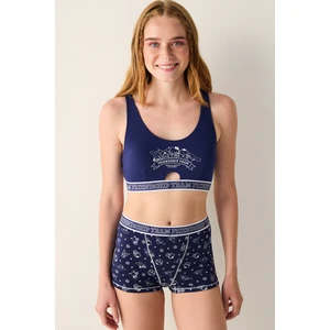 Removable Padded Lacivert Üst - Sanrio Koleksiyonu