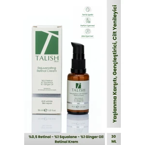 Rejuvenating Retinol Cream – %0.5 Retinol + %1 Squalane + Ginger Oil Anti-Wrinkle Krem