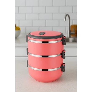 3 Katlı Sızdırmaz Yemek Termosu Sefer Tası 1,8 Lt
