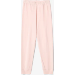 Kız Çocuk Dancer Baskılı Pamuklu Uzun Kollu 2'li Pijama Takımı