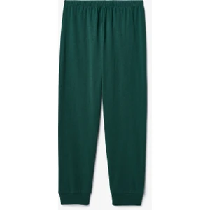 Ekru Erkek Çocuk Tavşan Desenli Uzun Kollu 2'li Pijama Takımı