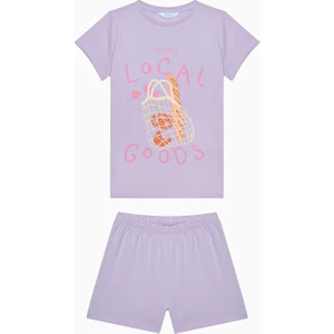 Kız Çocuk Local Çok Renkli Pamuklu 2li Pijama Takımı