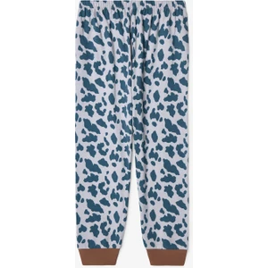 Erkek Çocuk Inek Desenli Uzun Kollu 2'li Pijama Takımı