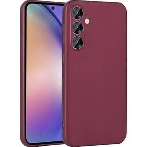 Galaxy A55 Kılıf Ata Premier Silikon Kapak-Mürdüm