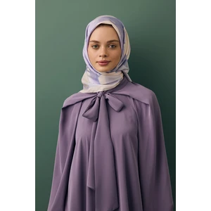 Twill Ipek Eşarp Floral Violet