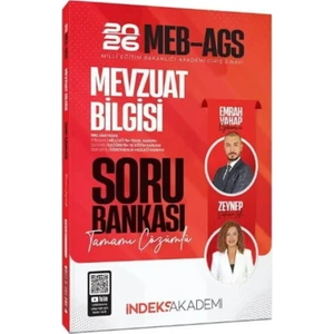 Indeks Akademi 2026 Meb-Ags Mevzuat Bilgisi Soru Bankası Çözümlü - Emrah Vahap Özkaraca, Zeynep Salman Içli