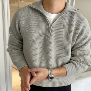 Erkek Selanik Dik Yaka Kaliteli Tarz Yeni Sezon Kazak