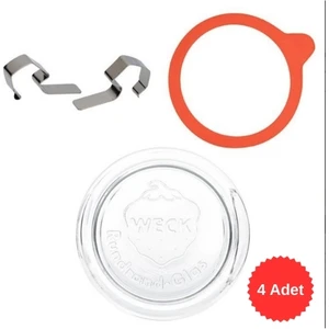 Kavanoz Çap 100 mm Aksesuar Seti (4 Adet)