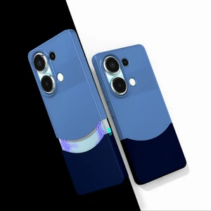 Redmi Note 13 Pro 4g Kılıf Mıknatıslı Ata Duble Kapak - Lacivert