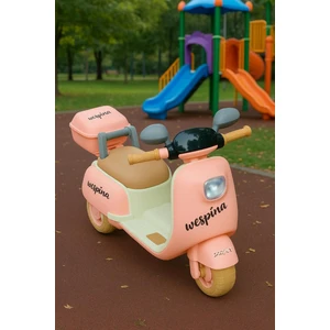 Wespina 3tekerli Akülü Motor Müzik Çalarlı Uzaktan KUMANDALI50KILO Kapasiteli