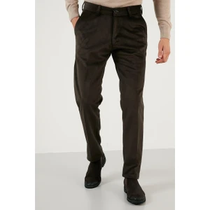 Captiva Erkek Rahat Kesim Yüksek Kalite Klasik Kışlık Kalın Içi Polarlı Termal Kadife Pantolon Baba Fitilli