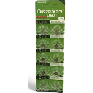 Ag1 LR621 364 Alkalin Düğme Pil 10 Adet