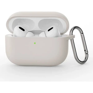 Apple Airpods Pro 3.nesil ile Uyumlu Esnek Silikon Koruyucu Kılıf + Askı Aparatı