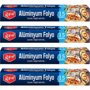 Alüminyum Folyo Seti 30cm x 15 m 10mic 4 Adet