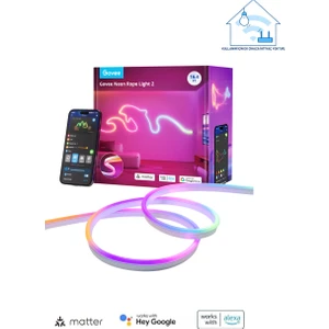 Neon LED Şerit 2.nesil Beyaz Renk Yüksek Parlaklık ve Esnek Malzeme 5m