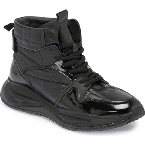 Siyah Deri-Tekstil Erkek Casual Bot - E23K1BT56376-K0N