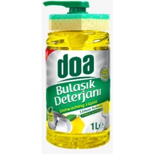 Sıvı Bulaşık Deterjanı Süngerli Limon Kokulu 1000 ml