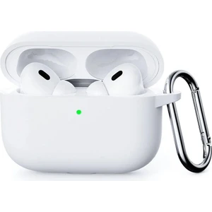 Apple Airpods Pro 3.nesil ile Uyumlu Esnek Silikon Koruyucu Kılıf + Askı Aparatı