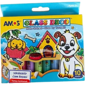 Öykülü Cam Boyama Seti Gd10P10