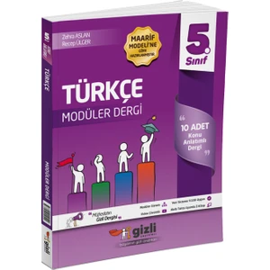 5. Sınıf Türkçe Müfredatın Gizli Dergisi Gizli Yayınları