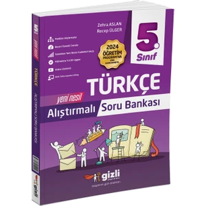 Gizli Yayınları 5. Sınıf Türkçe Alıştırmalı Soru Bankası
