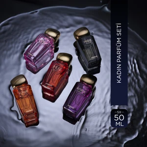 Imprimé 5'li Kadın Parfüm Seti (Muse 50 ml +Priére 50 ml + Cherié 50 ml +Interne 50 ml + Flâner 50 Ml)