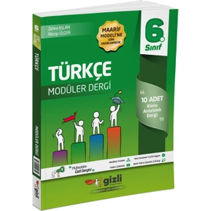 6. Sınıf Türkçe Müfredatın Gizli Dergisi Gizli Yayınları