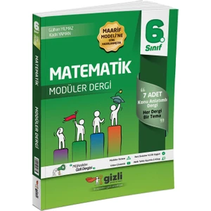 6. Sınıf Matematik Müfredatın Gizli Dergisi Gizli Yayınları