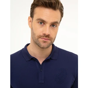 Pierre Cardin Erkek Lacivert Slim Fit Tişört 50223966-VR033