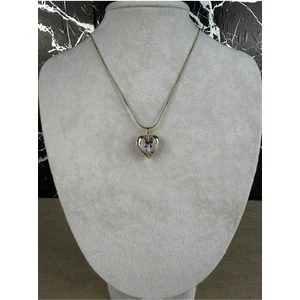 Paslanmaz Çelik Kapaklı Alya Kolye