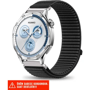 Huawei Honor Magic / Magic 2 / Honor Gs Pro / Gs Uyumlu Spor Cırtlı Metal Tokalı Kordon 22MM