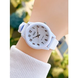 10 Atm Su Geçirmez Silikon Kordonlu Beyaz Genç Kız Kol Saati