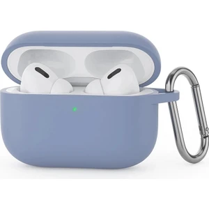 Apple Airpods Pro 3.nesil ile Uyumlu Esnek Silikon Koruyucu Kılıf + Askı Aparatı