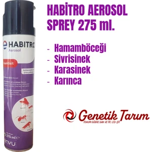 Habitro Aerosol Sprey 275 Ml. Hamamböceği, Karasinek, Sivrisinek, Karınca Ilacı