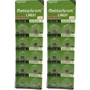 Ag1 LR621 364 Alkalin Düğme Pil 20 Adet