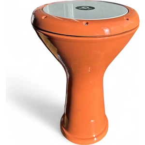 Vatan Darbuka Turuncu Büyük Boy Çömlek