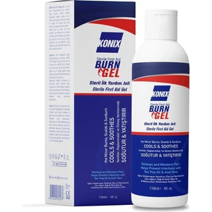 KONIX STERİL İLK YARDIM YANIK JELİ 118 ML