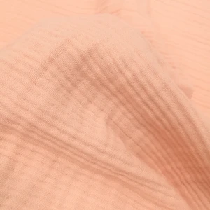 Dört Katlı Bürümcük Pamuk Müslin Kumaş | Coral