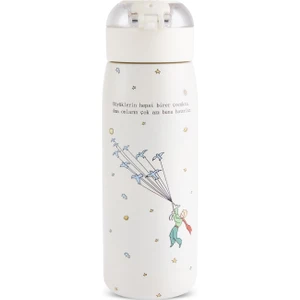 Prince Çelik Sızdırmaz Termos Krem 600 ml