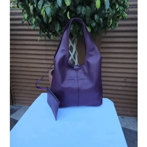 Randy Mor Hakiki Deri Omuz Çantası