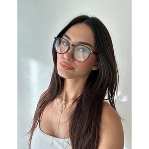 Leopar Desenli Ekran Gözlüğü Bilgisayar Korumalı Dinlendirici Gözlük Optik Cam Uyumlu