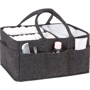 Tatlı Keçe Anne Bebek Bakım Çantası Yenidoğan Alt Açma Değiştirme Organizer Taşınabilir Düzenleyici