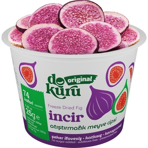 Incir Kuru Meyve Cipsi - Dondurularak Kurutulmuş Freeze Dried Çıtır Incir
