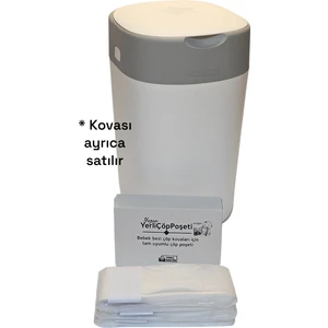 Tommee Tippee Twist&click ile Tam Uyumlu Yerli Malı Çöp Poşeti-3lü