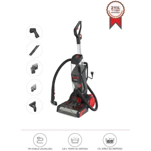 DHY-1000 Siyah 800W Halı ve Koltuk Yıkama Temizleme Leke Çıkartma Makinesi