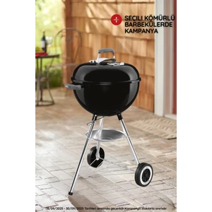 Classic Kettle 47 Cm Kömürlü Mangal Siyah