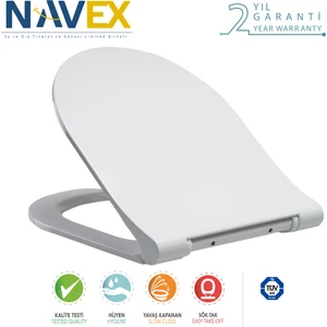 Duroplast Slim Yavaş Kapanan Klozet Kapağı